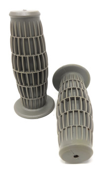 Cafe Racer & Custom Motorcycle Motorbike Soft Barrel 22mm 7/8" Grey Hand Grips Cafe Racer & Custom Motorcycle Motorbike Soft Barrel 22mm 7/8" Grey Hand Grips