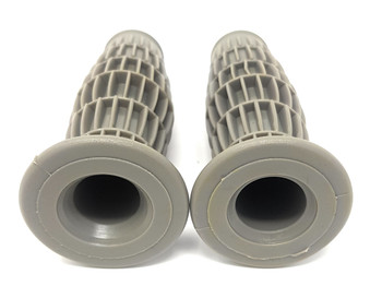 Cafe Racer & Custom Motorcycle Motorbike Soft Barrel 22mm 7/8" Grey Hand Grips Cafe Racer & Custom Motorcycle Motorbike Soft Barrel 22mm 7/8" Grey Hand Grips
