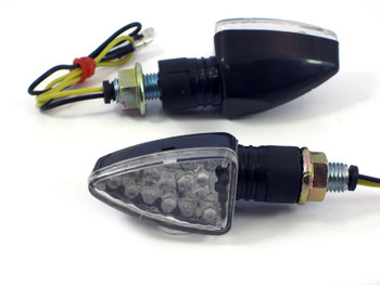 Small Black LED Motorbike Indicators Small Black LED Motorbike Indicators