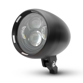 Stealth Custom Motorbike LED Projector Headlight Billet Aluminum Chopper Cruiser Stealth Custom Motorbike LED Projector Headlight Billet Aluminum Chopper Cruiser