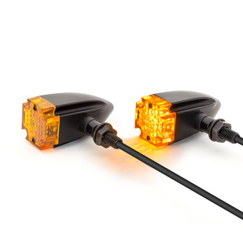 Maltese Cross LED Indicators for Custom Bikes & Retro Cafe Racer Motorbikes Maltese Cross LED Indicators for Custom Bikes & Retro Cafe Racer Motorbikes
