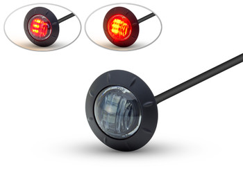 2" 50mm Cafe Racer Flush Mount LED Stop / Tail Light with Smoked Lens 2" 50mm Cafe Racer Flush Mount LED Stop / Tail Light with Smoked Lens