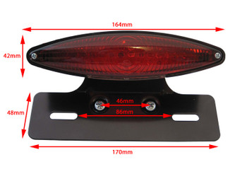 High Quality E-marked Motorcycle Motorbike Custom LED Stop / Tail Light High Quality E-marked Motorcycle Motorbike Custom LED Stop / Tail Light