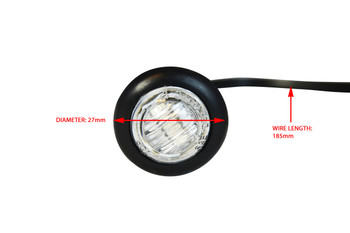 Fairing Bodywork Flush Mount Clear Lens Small Round Indicators Turn Signals For Motorcycles / Motorbikes & Scooters Fairing Bodywork Flush Mount Clear Lens Small Round Indicators Turn Signals For Motorcycles / Motorbikes & Scooters