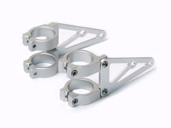 High Quality CNC Brushed Aluminium Fork Mounted Motorcycle Motorbike Headlight Brackets (size options available) High Quality CNC Brushed Aluminium Fork Mounted Motorcycle Motorbike Headlight Brackets (size options available)