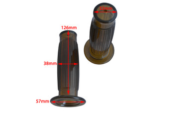 High Quality 22mm 7/8" Antique Brown Grips for Cafe Racer Project Motorbike High Quality 22mm 7/8" Antique Brown Grips for Cafe Racer Project Motorbike