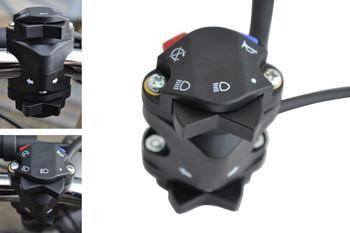 Motocross Enduro Motorbike Motorcycle Light Horn Kill Indicator Turn Signal Switch for 22mm 7/8" Handlebars Motocross Enduro Motorbike Motorcycle Light Horn Kill Indicator Turn Signal Switch for 22mm 7/8" Handlebars