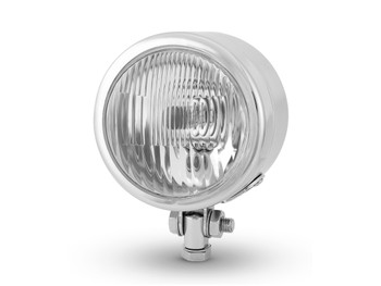 4.5" 4 1/2" Chrome Headlight 12V 55W for Custom Project Motorbike Motorcycle 4.5" 4 1/2" Chrome Headlight 12V 55W for Custom Project Motorbike Motorcycle