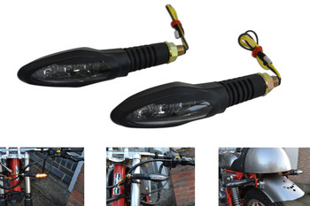 Mega Bright Motorbike Motorcycle LED Indicators PAIR - Strong Solid Heavy Duty Mega Bright Motorbike Motorcycle LED Indicators PAIR - Strong Solid Heavy Duty