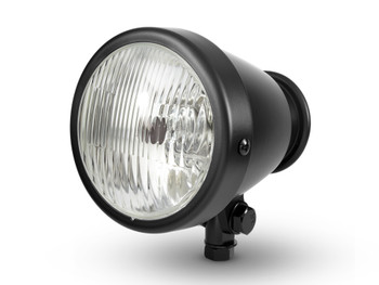 4.5" Vintage Style Custom Retro Motorbike Motorcycle Matt Black Headlight 4.5" Vintage Style Custom Retro Motorbike Motorcycle Matt Black Headlight