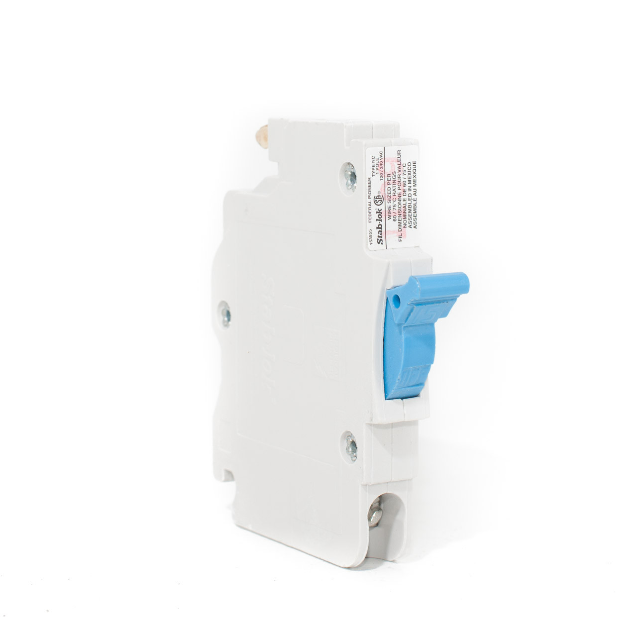 Federal Pioneer 15A Single Pole Stablok Breaker TremTech Electrical Systems Inc Federal Pioneer 15A Single Pole Stablok Breaker TremTech Electrical Systems Inc