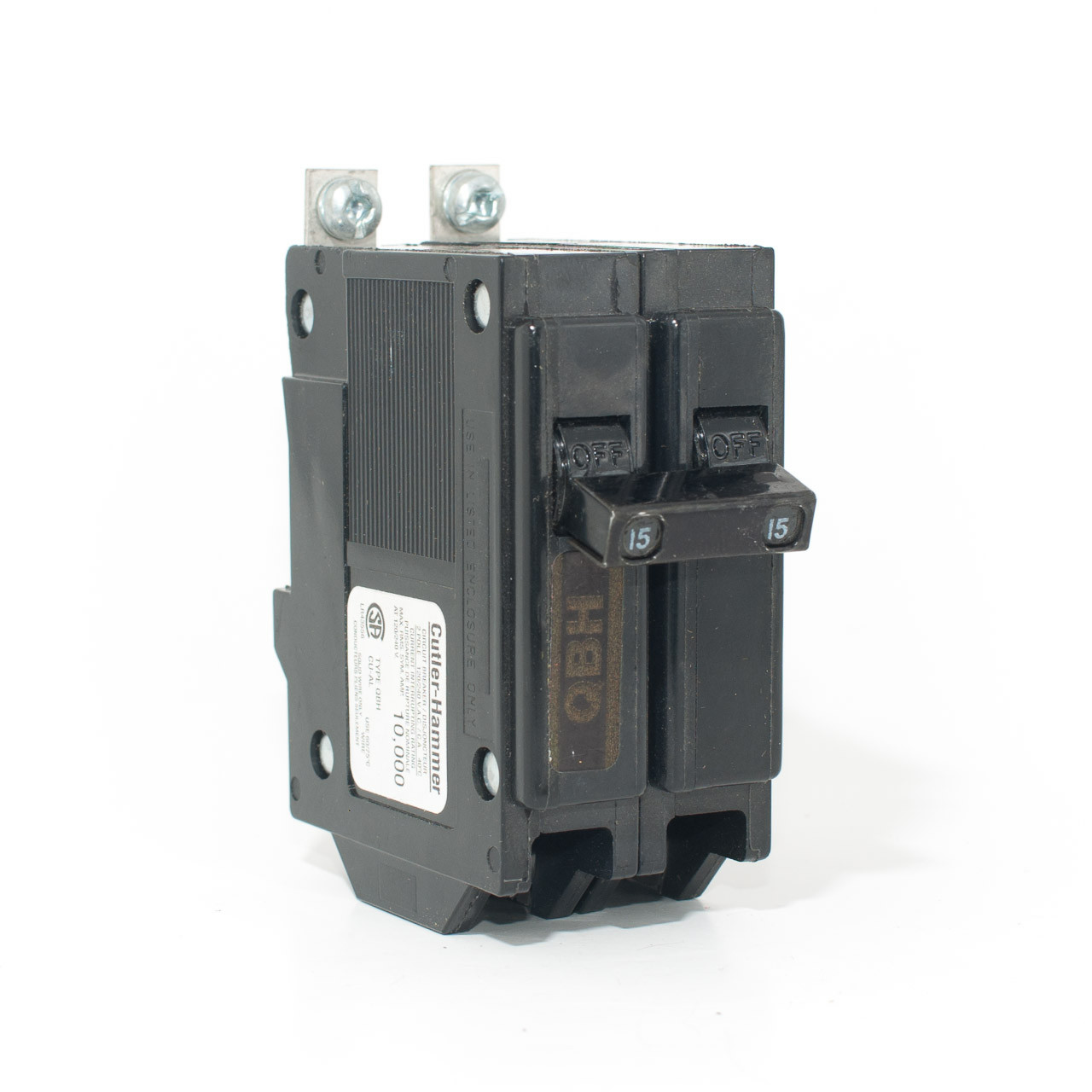 Eaton CutlerHammer 15A Two Pole 'QBH' BoltOn Breaker TremTech