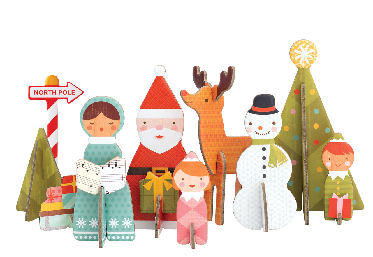 Petit Collage Pop-and Play Winter Wonderland