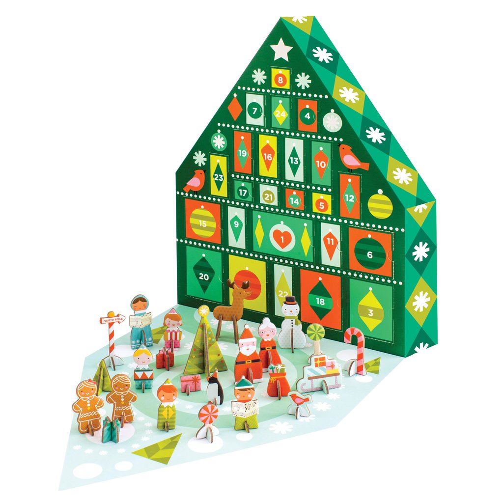 Petit Collage Tree Advent Calendar