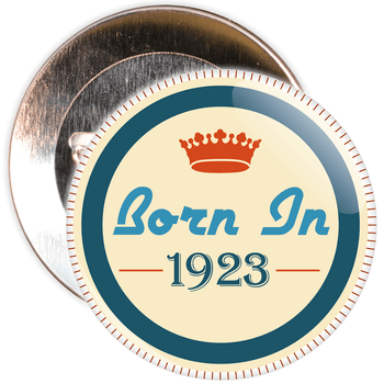 Born in 1923 Birthday Badge Born in 1923 Birthday Badge