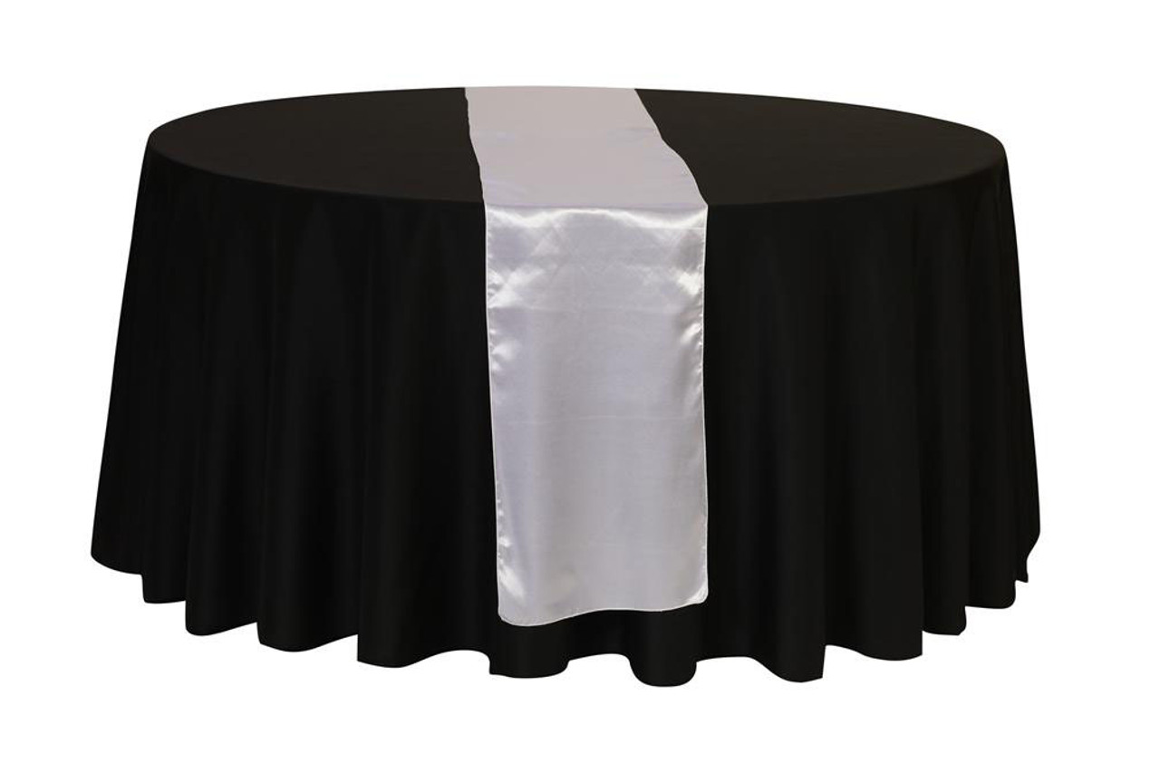 108 inch table runner blue white 14 108 inch satin table runners silver runner your chair covers inc 108 inch table runner blue white 14 108 inch satin table runners silver runner your chair covers inc