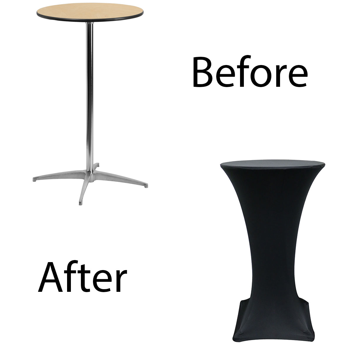 24-inch-highboy-cocktail-spandex-table-covers-black-before-after.jpg