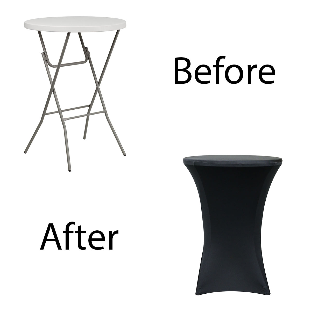 32-inch-highboy-cocktail-spandex-table-covers-black-before-after.jpg