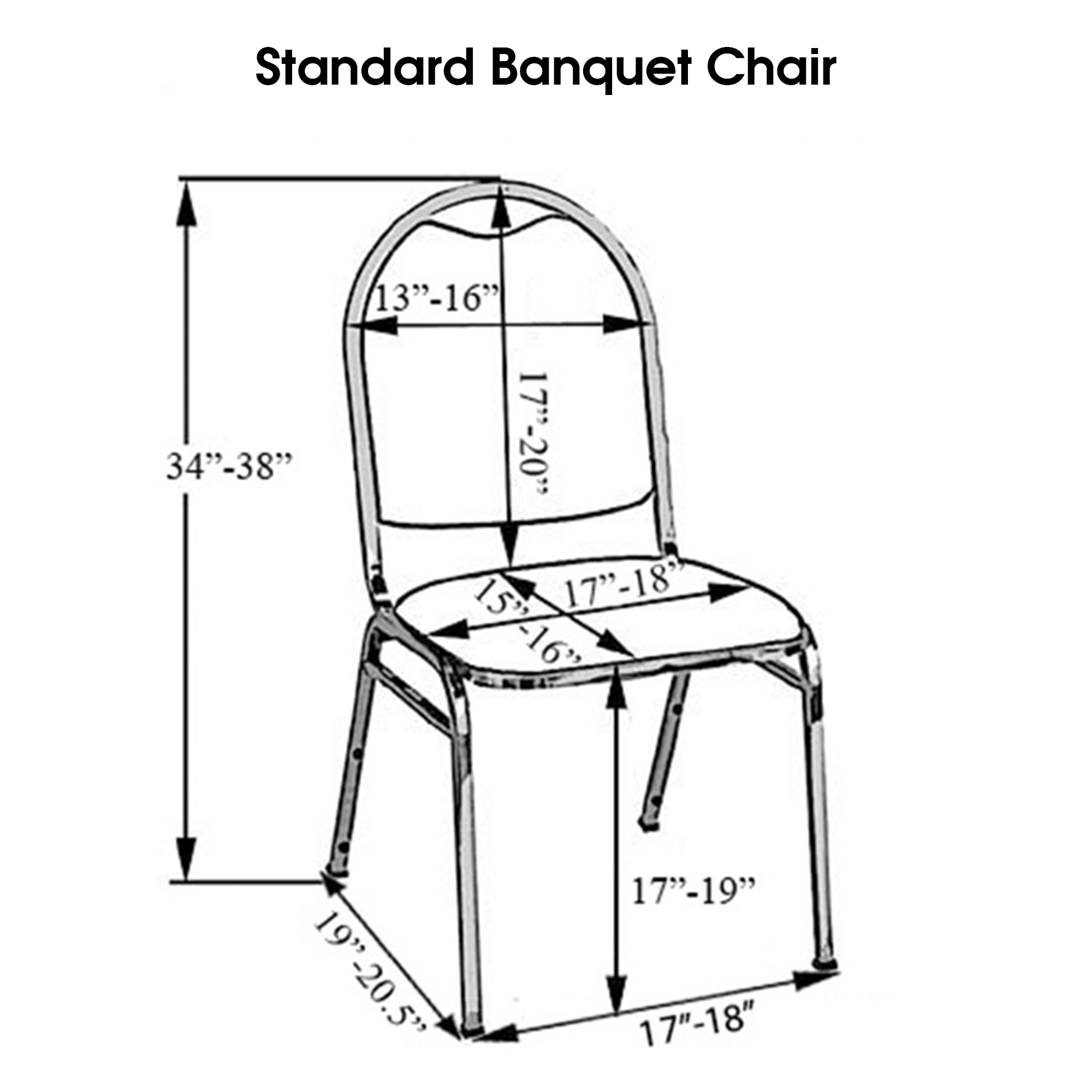 How to Measure Banquet Chair Covers