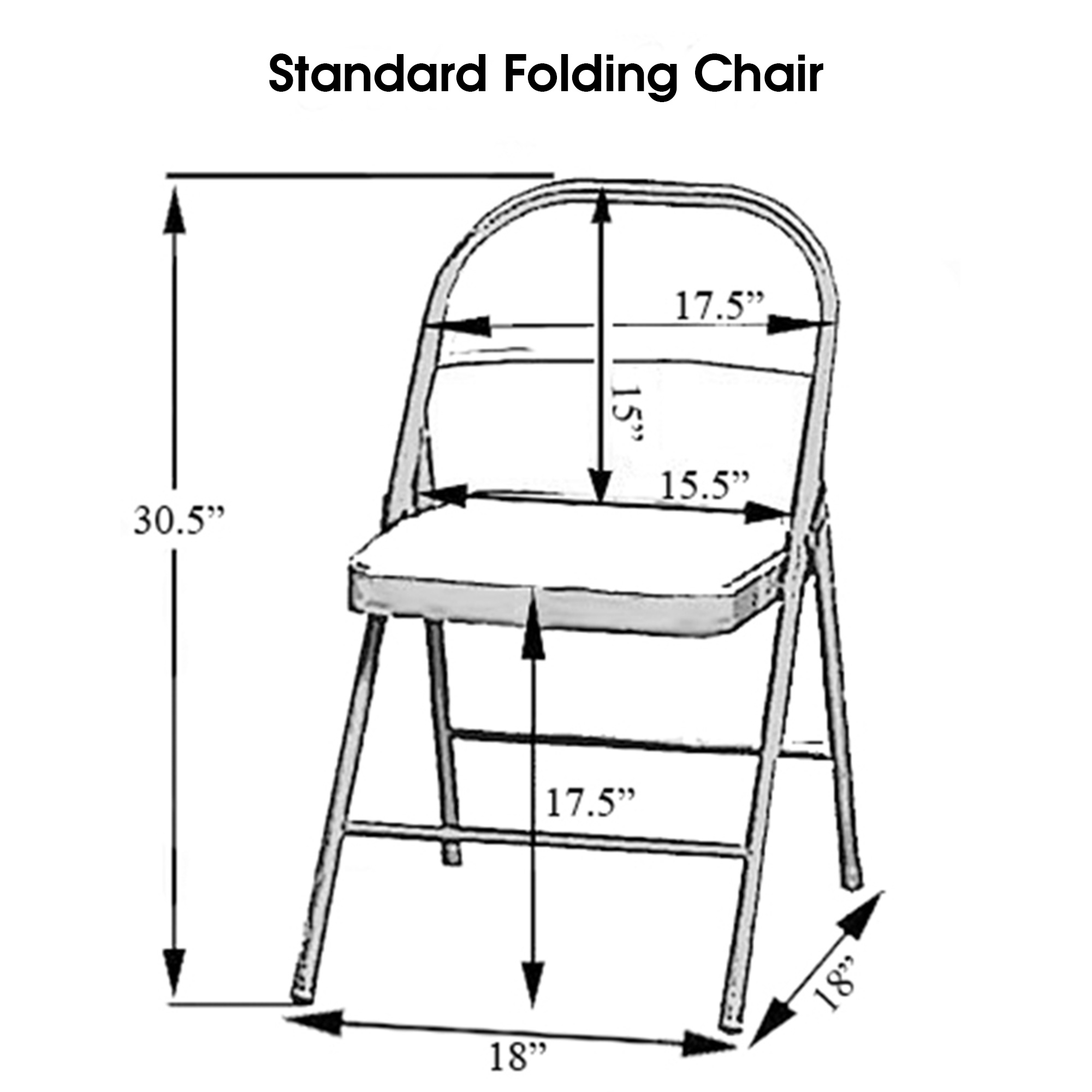 How to Measure folding Chair Covers