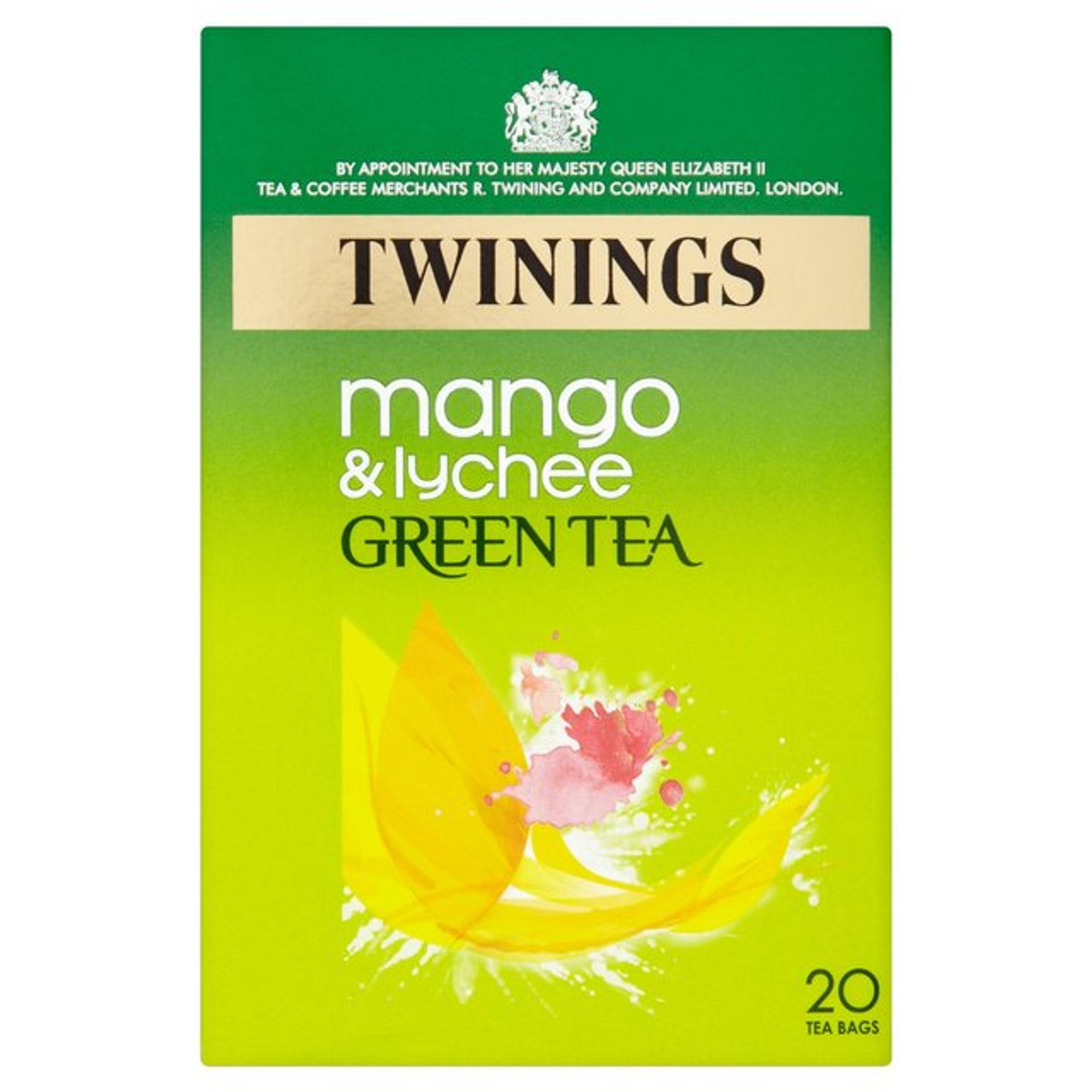 Twinings Green Tea with Mango & Lychee 20 per pack - Caletoni - British ...