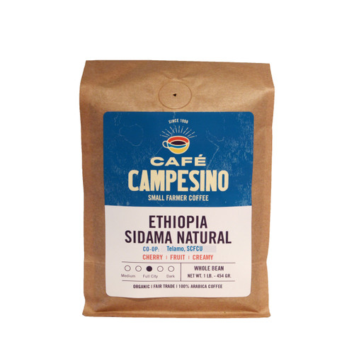 Ethiopia Sidama NATURAL Full City Roast Coffee