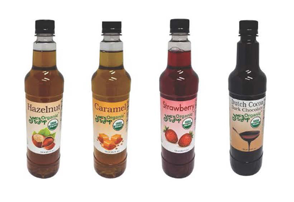 Organic flavored syrups Coffee house essentials including organic flavored syrups