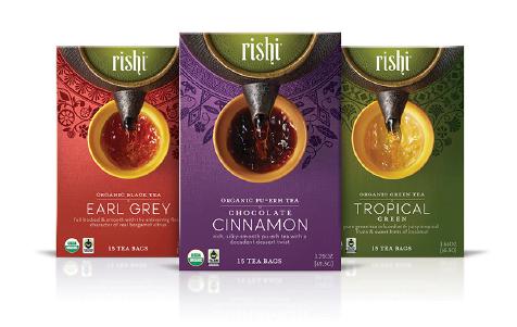 Cafe Campesino carries wholesale Rishi organic teas.