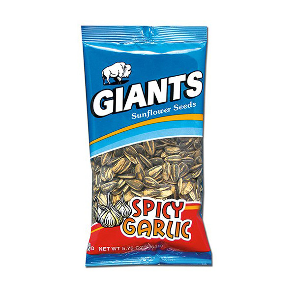 Spicy Garlic Flavored Sunflower Seeds - 5.75 oz. Bags (12 - 5.75 oz. Bags) Spicy Garlic Flavored Sunflower Seeds - 5.75 oz. Bags (12 - 5.75 oz. Bags)