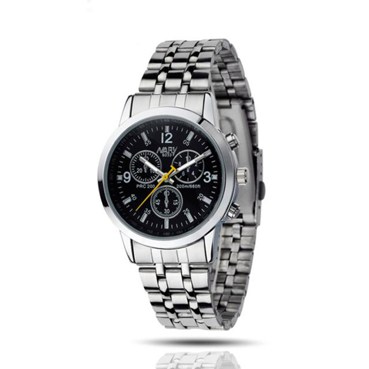 Mens Luxury Stainless Steel Quartz Business Man Wrist Watch