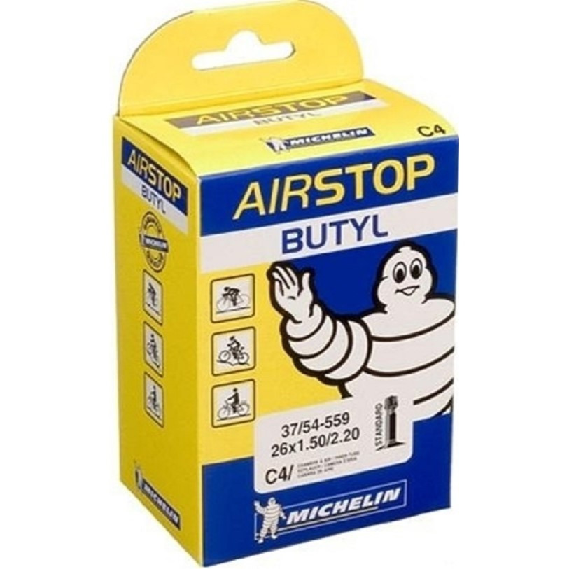 Michelin Airstop 700c x 18-23mm 40mm Presta Valve Tube 93g - 2018