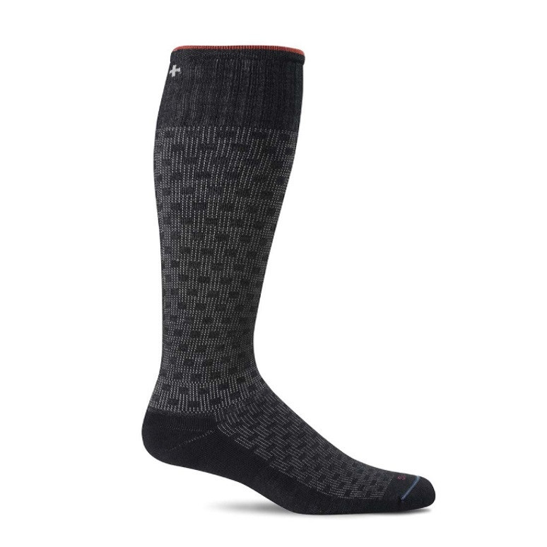 Sockwell Men's Shadow Box Moderate Compression Sock - 2018