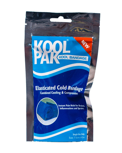 KoolPak Kool Bandage | Elasticated Cold Bandage | Physical Sports First Aid KoolPak Kool Bandage | Elasticated Cold Bandage | Physical Sports First Aid