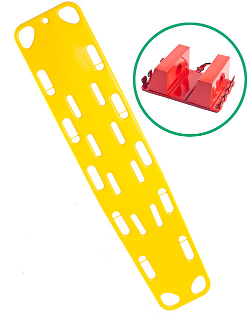 Spinal Injury Set - Spinal Board, Straps, Head Immobiliser | Physical Sports First Aid Spinal Injury Set - Spinal Board, Straps, Head Immobiliser | Physical Sports First Aid