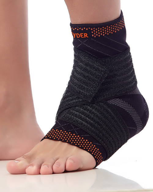 Reinforced Ankle Brace - Teyder Gold Line - Black Reinforced Ankle Brace - Teyder Gold Line - Black