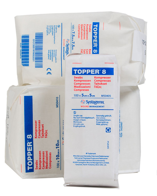 Topper 8 Swabs | Physical Sports First Aid Topper 8 Swabs | Physical Sports First Aid