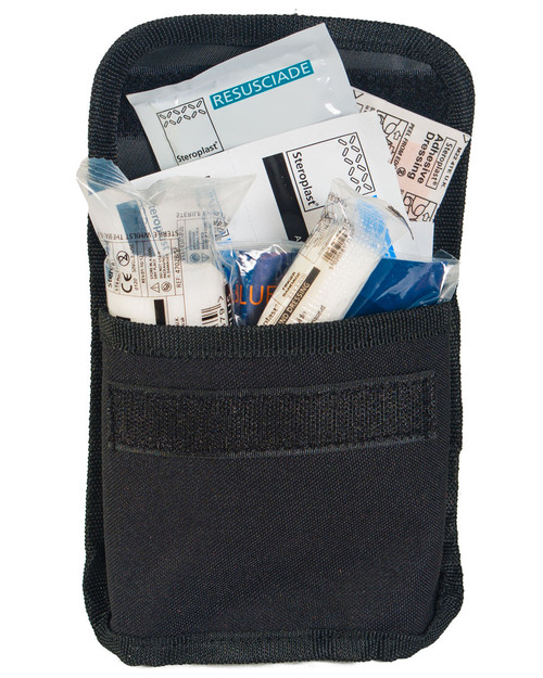 Personal First Aid Kit | Open, Showing Contents | Physical Sports First Aid Personal First Aid Kit | Open, Showing Contents | Physical Sports First Aid