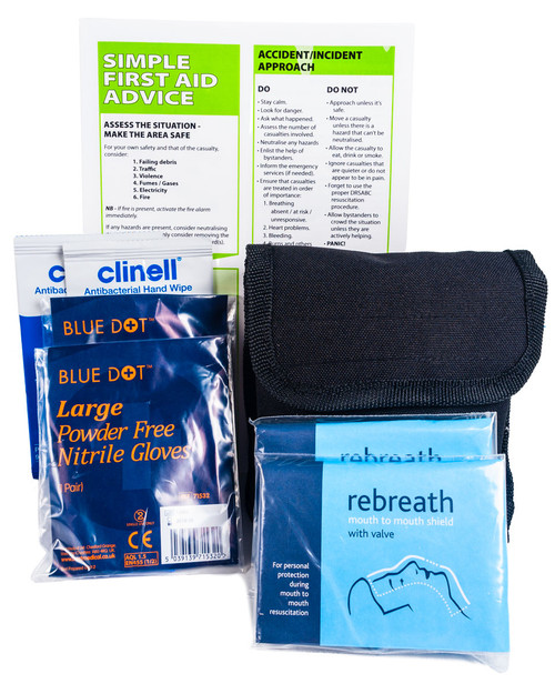 Personal Protection & Resuscitation Kit | Showing Contents | Physical Sports First Aid Personal Protection & Resuscitation Kit | Showing Contents | Physical Sports First Aid