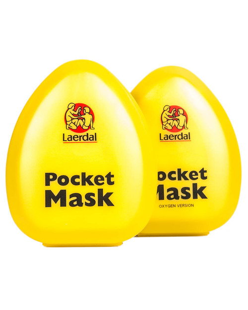 Laerdal Pocket Mask | Standard Version and Oxygen Version | Physical Sports First Aid Laerdal Pocket Mask | Standard Version and Oxygen Version | Physical Sports First Aid