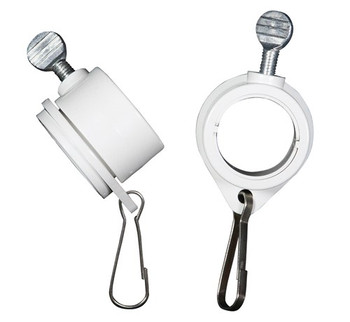 1 Inch White Rotating Flag Mounting Rings Fits On A Standard 1" Diameter Flag Pole (Qty 2, 1 Inch White) 1 Inch White Rotating Flag Mounting Rings Fits On A Standard 1" Diameter Flag Pole (Qty 2, 1 Inch White)