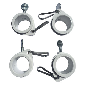 3/4" To 1 Inch White Rotating Flag Mounting Rings (Qty 4, 1 Inch) 3/4" To 1 Inch White Rotating Flag Mounting Rings (Qty 4, 1 Inch)