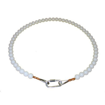 34" Inch Beaded Retainer Ring White 34" Inch Beaded Retainer Ring White