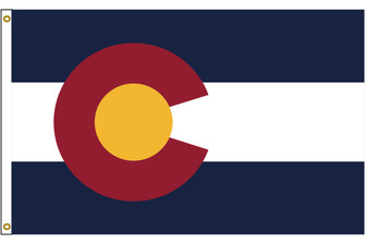 Colorado 6'x10' Nylon State Flag 6ftx10ft Colorado 6'x10' Nylon State Flag 6ftx10ft