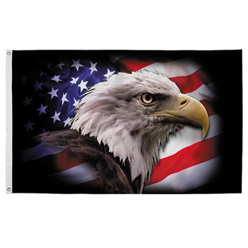 Eagle Flag PermaNyl 3'x5' America Strong Eagle by Valley Forge Flag Eagle Flag PermaNyl 3'x5' America Strong Eagle by Valley Forge Flag