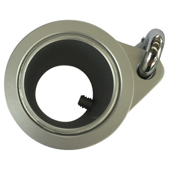 Aluminum Metal 1” Silver Rotating Flag Mounting Rings Long Aluminum Metal 1” Silver Rotating Flag Mounting Rings Long