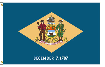 Delaware 3'x5' Nylon State Flag 3ftx5ft Delaware 3'x5' Nylon State Flag 3ftx5ft