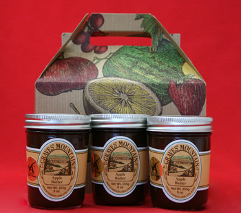 GRAVES MOUNTAIN APPLE BUTTER GIFT BOX GRAVES MOUNTAIN APPLE BUTTER GIFT BOX