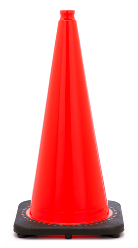 traffic safety cone 18 inch traffic cone dornbos sign real chart