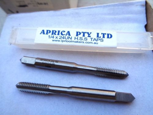 1/4" x 24tpi HSS 2pc Tap Set (Plug & Intermediate) - Suit Indian Motorbikes 1/4" x 24tpi HSS 2pc Tap Set (Plug & Intermediate) - Suit Indian Motorbikes