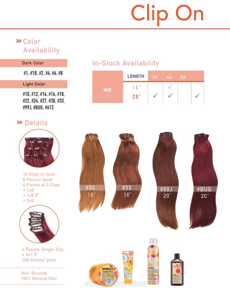 Clip-In hair extensions